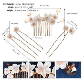 Sweet Flower Rhinestone Artificial Pearlspicture18