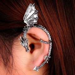 Fashion Animal Alloy Plating Artificial Gemstones Women'S Ear clips 1 Piece
