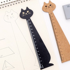 Nette Kreative Katze Holz Lineal 15cm Skala Student schreibwaren Großhandel