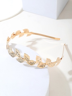 Fashion Leaves Alloy Plating Hair Band 1 Piece