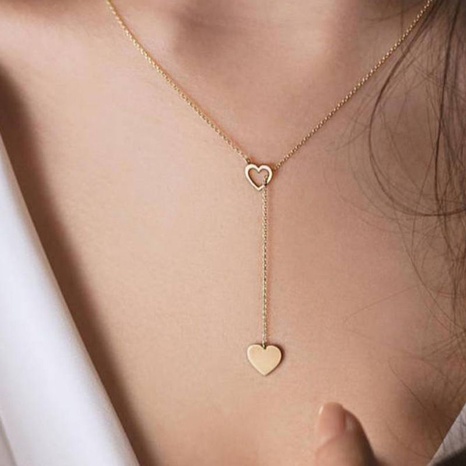 Fashion Heart Shape Alloy Plating Women'S Pendant Necklace 1 Piece's discount tags