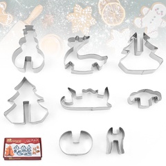 Christmas Cute Christmas Tree Stainless Steel Bakeware 1 Set