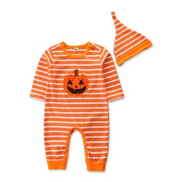 Halloween Fashion Pumpkin Cotton Baby Romperspicture9