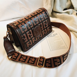 WomenS Small All Seasons Pu Leather Letter Vintage Style Square Magnetic Buckle Shoulder Bagpicture15
