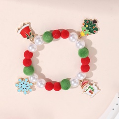 Simple Style Christmas Tree Bell Snowflake Alloy Plating Bracelets 1 Piece