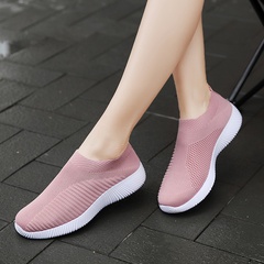 Women'S Sports Solid Color Round Toe Sports Shoes
