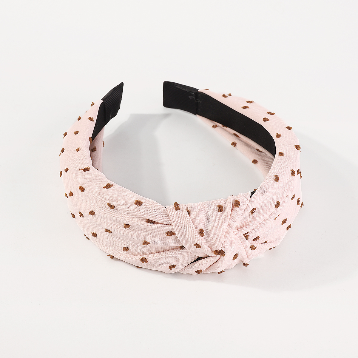Fashion Polka Dots Cloth Knot Hair Band 1 Piece2