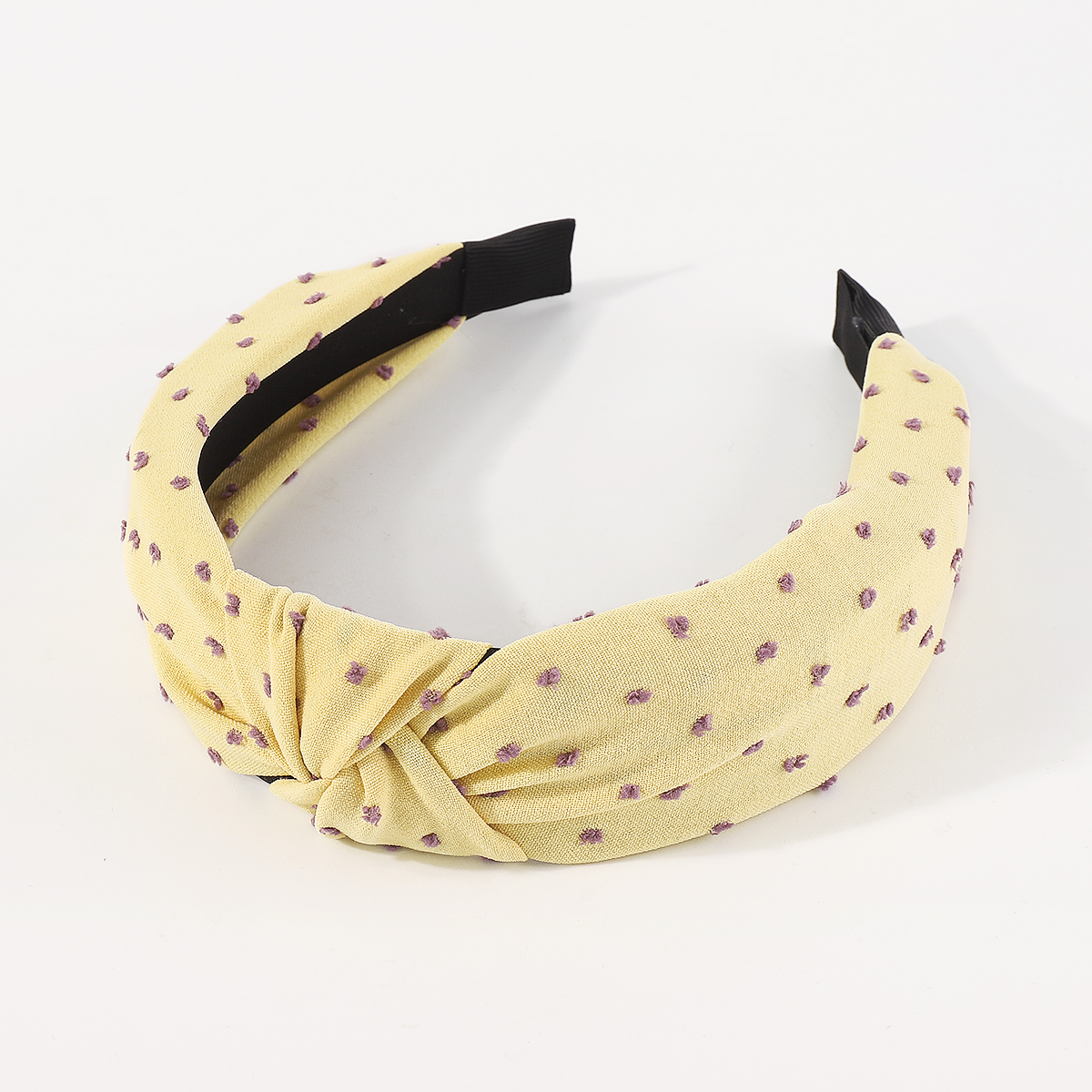 Fashion Polka Dots Cloth Knot Hair Band 1 Piece4