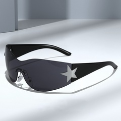 Fashion Star Pc Special-Shaped Mirror Frameless Sports Sunglasses