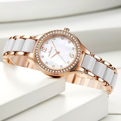 Elegant Geometric Double Side Snaps Quartz Women's Watches