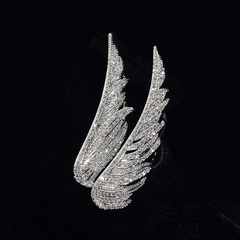 Elegant Wings Alloy Inlay Rhinestones Women'S Brooches