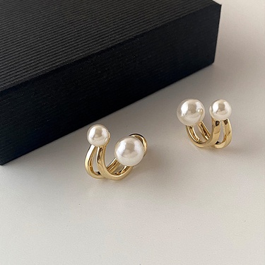 Light Luxury Pearl Earrings New 925 Silver Needle High-Grade Temperament 2021autumn and Winter Earrings for Women Ins Delicate Earrings—2