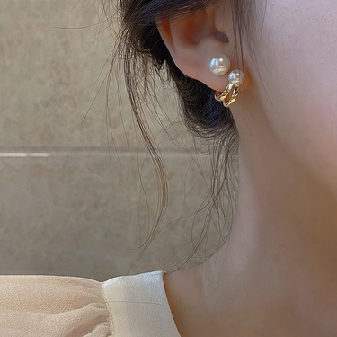 Light Luxury Pearl Earrings New 925 Silver Needle High-Grade Temperament 2021autumn and Winter Earrings for Women Ins Delicate Earrings—3