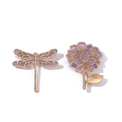 Fashion Flower Dragonfly Alloy Women'S Brooches