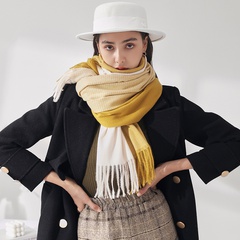 Women'S Fashion Plaid Imitation cashmere Winter Scarves