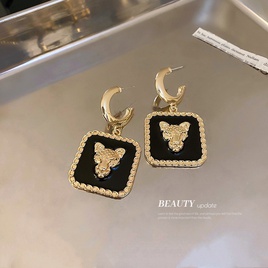 Retro Geometric Alloy Inlay Artificial Pearls Rhinestones WomenS Drop Earrings 1 Pairpicture59