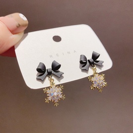 Retro Geometric Alloy Inlay Artificial Pearls Rhinestones WomenS Drop Earrings 1 Pairpicture69