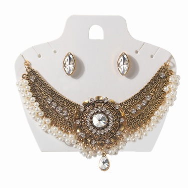 Simple Graceful Light Luxury Minority Design Popular Gemstone Necklace for Women—2