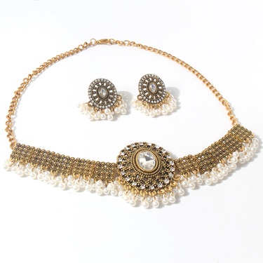 Simple Graceful Light Luxury Minority Design Popular Gemstone Necklace for Women—6