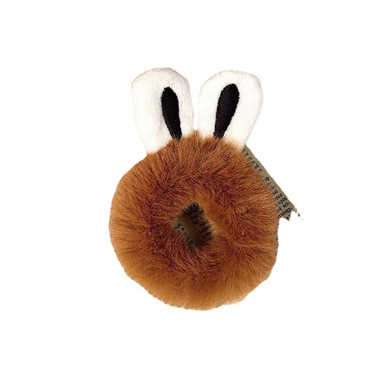 New Winter Rabbit Ears Plush Fluff Hair Ring Hair Rope Cute Hair Accessories Lovely Fancy Hair Rope High Elasticity—4