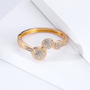 wholesale circle ring diamond opening simple bracelet Europe and the United States alloy jewelrypicture7