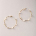 Fashion large circle creative retro simple inlaid pearl earrings jewelrypicture11