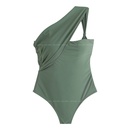 New onepiece fashion solid color slim backless swimsuitpicture9