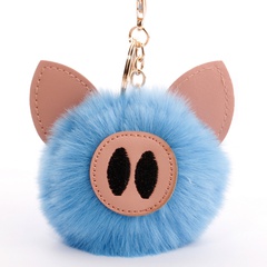 cute cartoon PU piggy bag pendant jewelry school bag car ornament