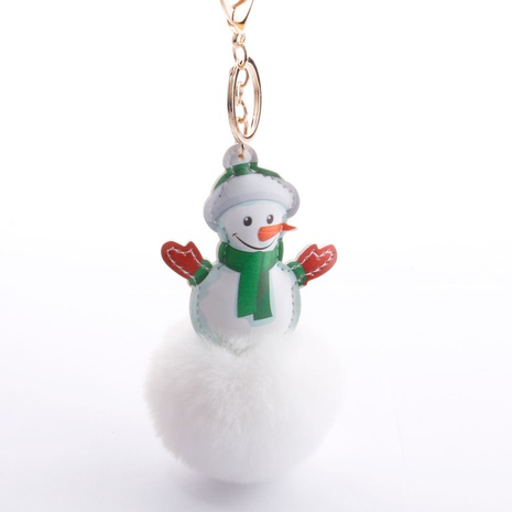 cute pendant scarf snowman keychain accessories bag pendant hair ball's discount tags
