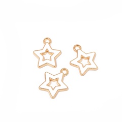 Pentagram drop oil alloy jewelry accessories wholesale diy children's jewelry pendant