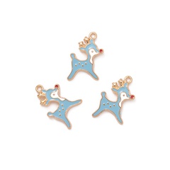 Christmas fawn alloy jewelry accessories diy earrings bracelet pendant wholesale