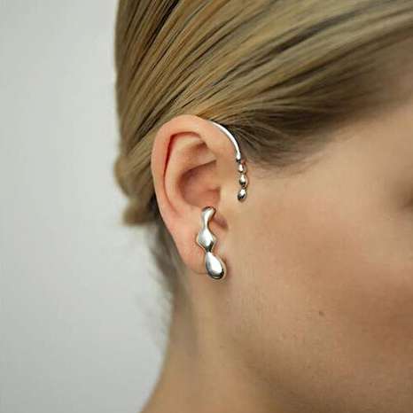 fashion niche design metal irregular ear clip  NHGI629901's discount tags