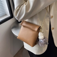 2022 spring new simple women's bags retro chain messenger bag 17*17.5*8cm