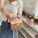 Straw woven bag summer new portable small square bag woven shoulder messenger bag 23155105CMpicture10