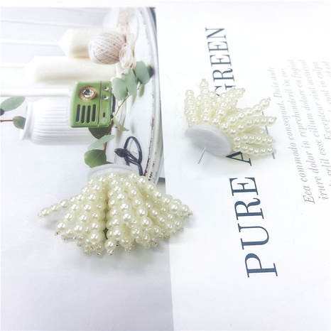 new fashion tassel beads metal earrings NHDOU630154's discount tags