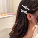 Korean diamondencrusted pearl hairpin fashion side clip wholesalepicture8