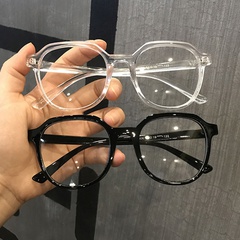 Irregular glasses frame new flat mirror ultra-light retro glasses frame