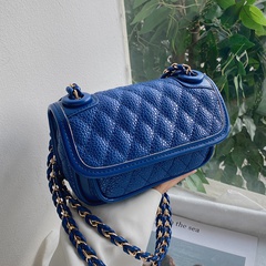 Lingge embroidery fashion thread chain bag 2022 one-shoulder messenger bag18*12*8cm