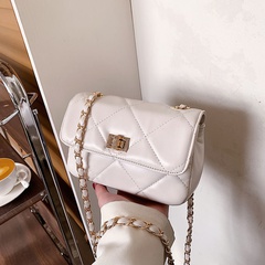 women's 2022 new spring and summer simple one-shoulder messenger small square bag19*14*6cm