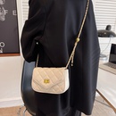 2022 spring and summer new Korean simple fashion oneshoulder Lingge chain messenger bag195127cmpicture9