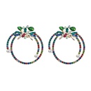 Claw Chain Rhinestone Round Fashion Alloy Earringspicture10
