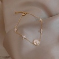 bracelet gomtrique de fleur de zircon de mode style coren simple bijoux de main en acier de tianiumpicture22