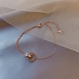 bracelet gomtrique de fleur de zircon de mode style coren simple bijoux de main en acier de tianiumpicture31