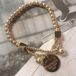 bracelet gomtrique de fleur de zircon de mode style coren simple bijoux de main en acier de tianiumpicture86