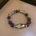 bracelet gomtrique de fleur de zircon de mode style coren simple bijoux de main en acier de tianiumpicture51