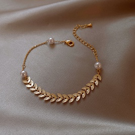 bracelet gomtrique de fleur de zircon de mode style coren simple bijoux de main en acier de tianiumpicture14