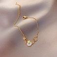 bracelet gomtrique de fleur de zircon de mode style coren simple bijoux de main en acier de tianiumpicture53