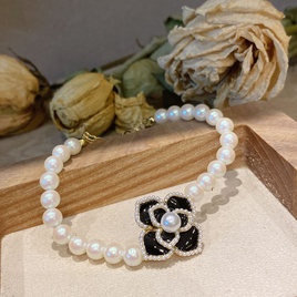 bracelet gomtrique de fleur de zircon de mode style coren simple bijoux de main en acier de tianiumpicture75