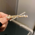 Korean diamondencrusted pearl hairpin fashion side clip wholesalepicture12