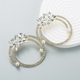 Claw Chain Rhinestone Round Fashion Alloy Earringspicture11